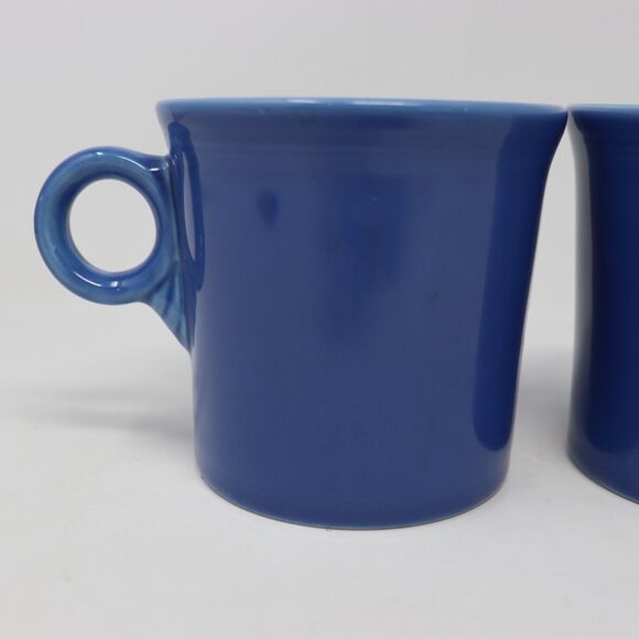 Fiesta HLC set of 2 Ring Handle Mug Blue Contemporary Retired Homer Laughlin - Picture 2 of 4